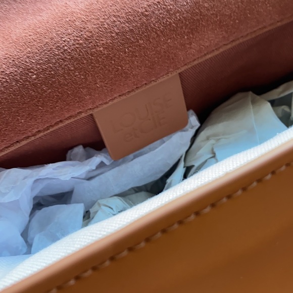 Louise Et Cie Diam Top Leather Hand Bag Purse - Picture 7 of 8